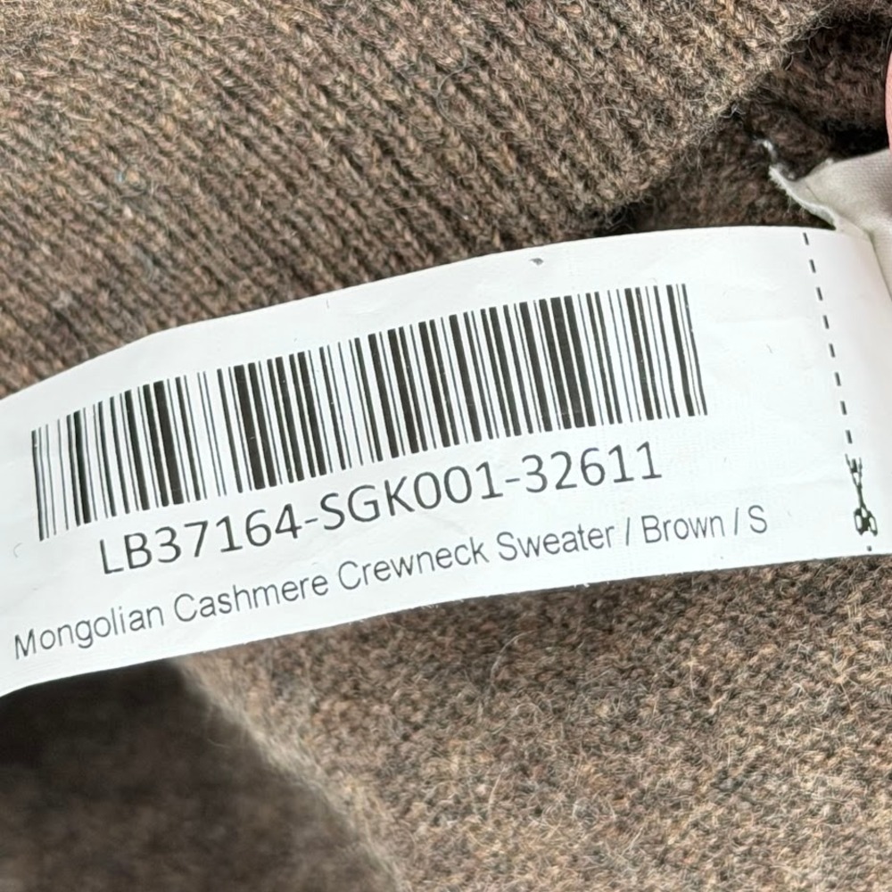 Quince Mongolian Cashmere Crewneck Sweater Women S Brown Soft Luxury Minimalist - Picture 6 of 7